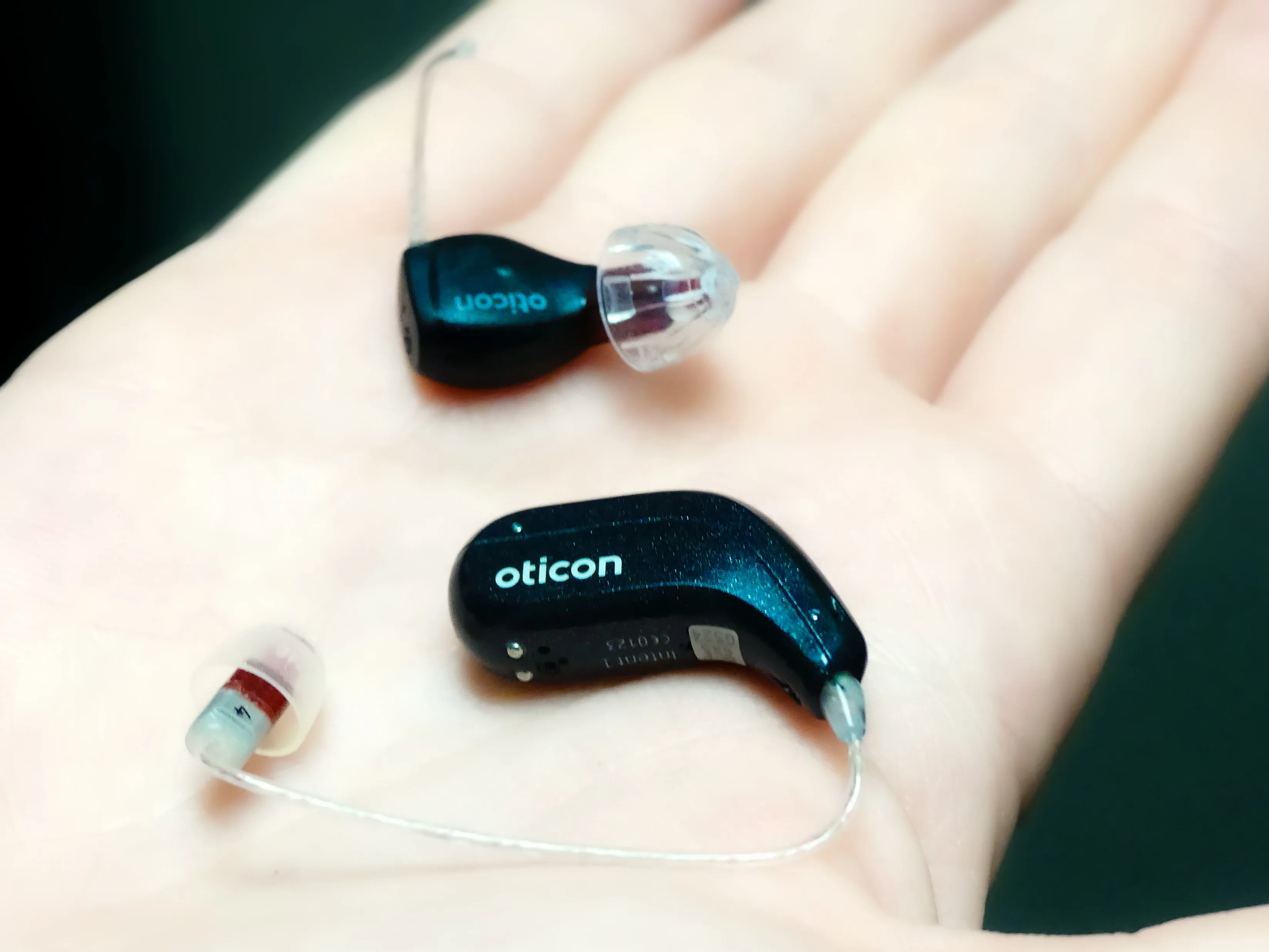 Oticon Intent 1 hearing aids at Hooter Hearing in Waco TX - flagship RIC hearing aid with 4D sensor technology